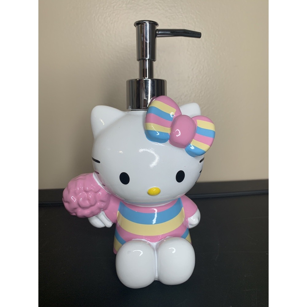 Sanrio Hello Kitty Cotton Candy Body Bath Soap‎ Lotion Pump Dispenser (NEW)